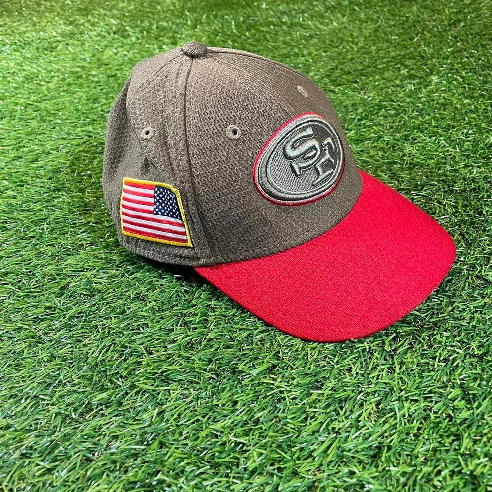 New Era San Francisco 49ers red green camo baseball cap Youth sized